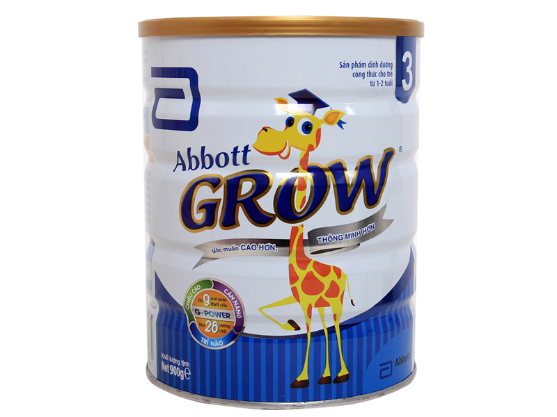  Sữa Abbott Grow 3 dành cho trẻ từ 1-2 tuổi.
