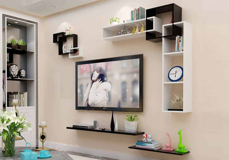 Top 199 mẫu kệ tivi đẹp nhất 2020 4 Mẫu Kệ tivi đẹp treo tường
