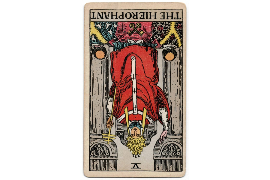 Ý nghĩa ngược của The Hierophant