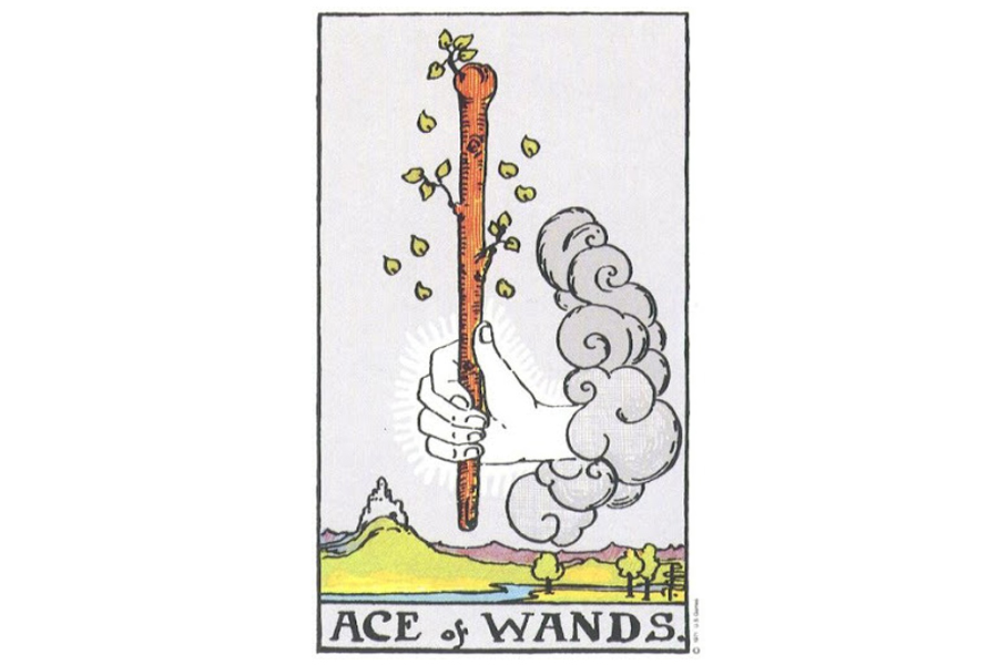 Ý nghĩa xuôi của Ace of Wands