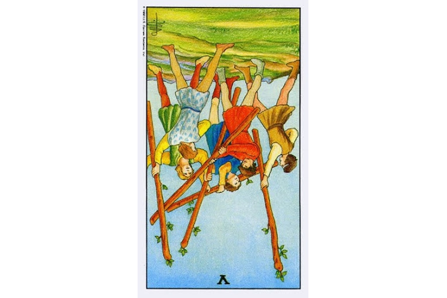 Ý nghĩa ngược của Five of Wands