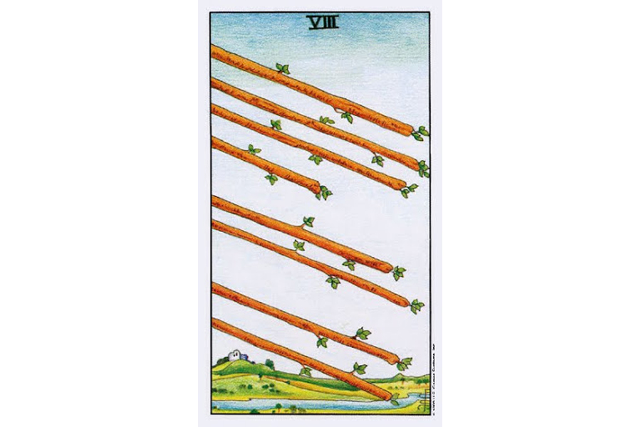 Ý nghĩa xuôi của Eight of Wands