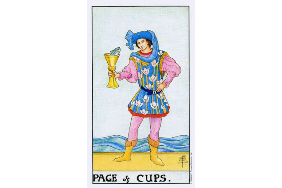 Ý nghĩa xuôi của Page of Cups