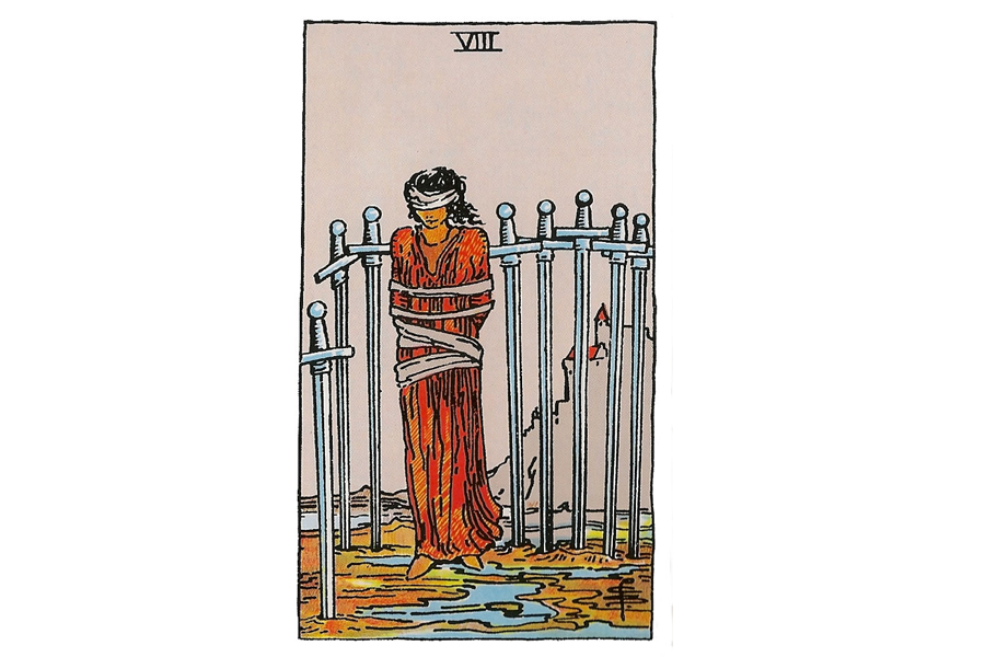 Ý nghĩa xuôi của Eight of Swords