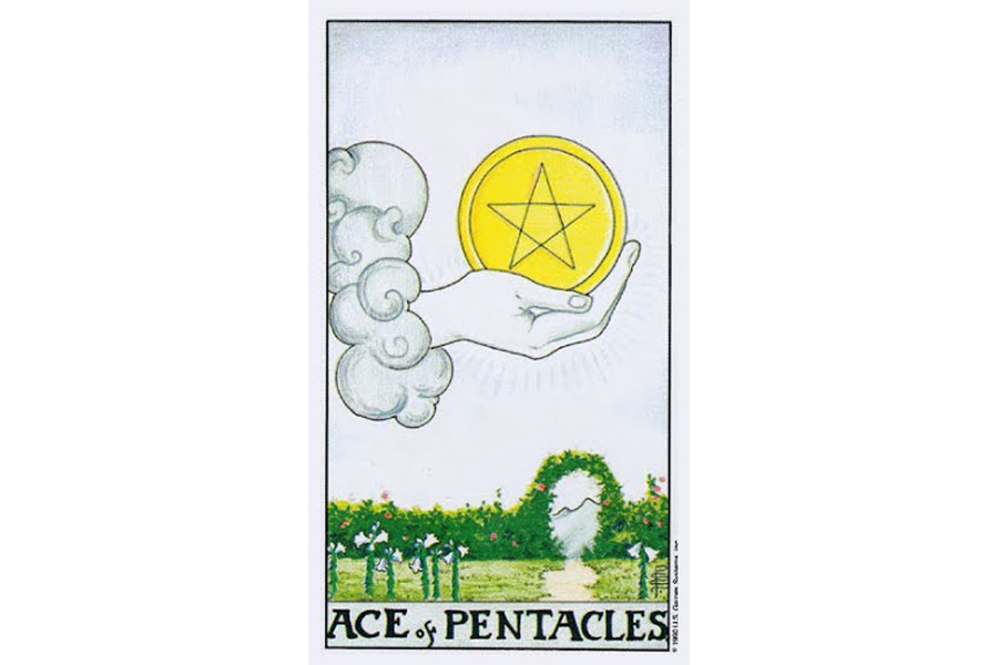 Ý Nghĩa Lá Bài Ace Of Pentacles Trong Tarot Theo Chuẩn Rider Waite