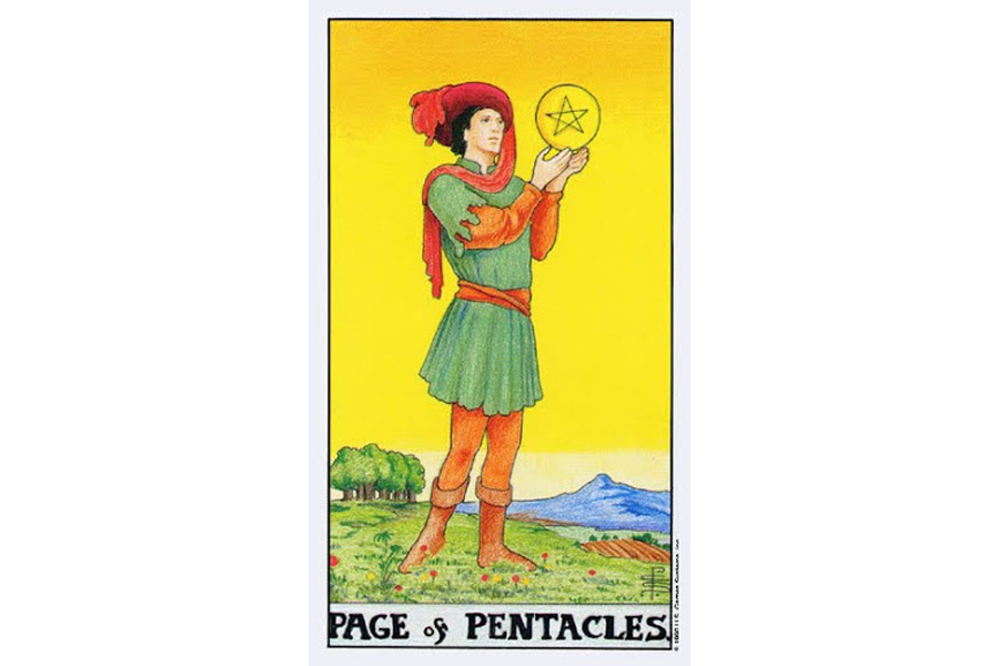 Паж пентаклей мужчины. Паж пентаклей Уэйт. Page of Pentacles Таро. Паж пентаклей на здоровье. Паж монет.