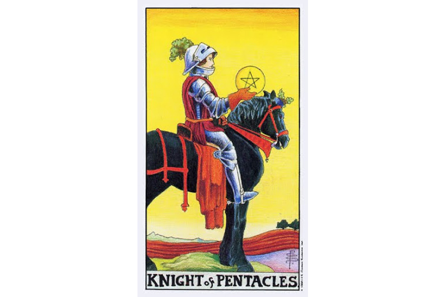 Ý nghĩa xuôi của Knight of Pentacles