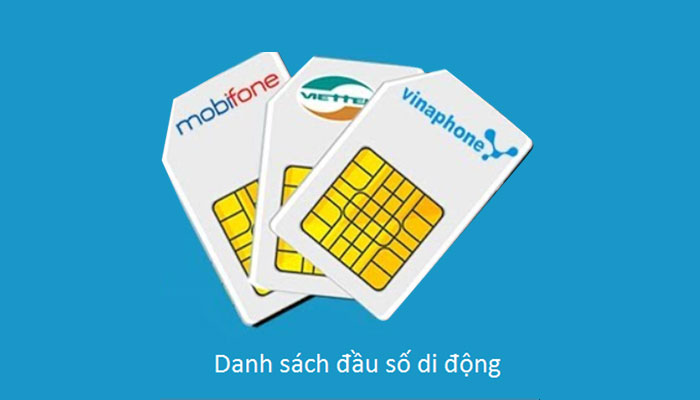 Danh sách đầu số di động hiện nay mà bạn nên biết 7 Danh sách các đầu số di động