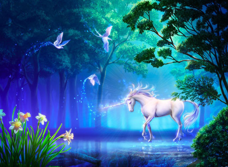 Hình ảnh thiên nhiên 3D về chú ngựa