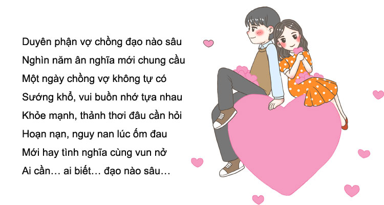 Bài thơ Đạo vợ chồng