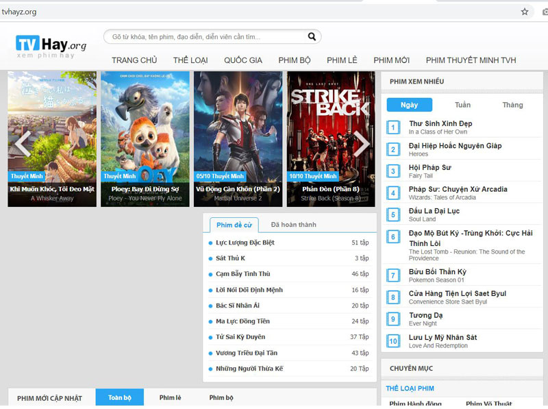Trang xem phim Tvhayz.org