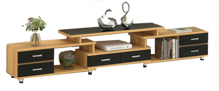 50+ Mẫu kệ tivi đẹp, thiết kế sang trọng độc đáo, nhiều người lựa chọn nhất 2021 14 Kệ tivi kính cường lực phủ Melamine