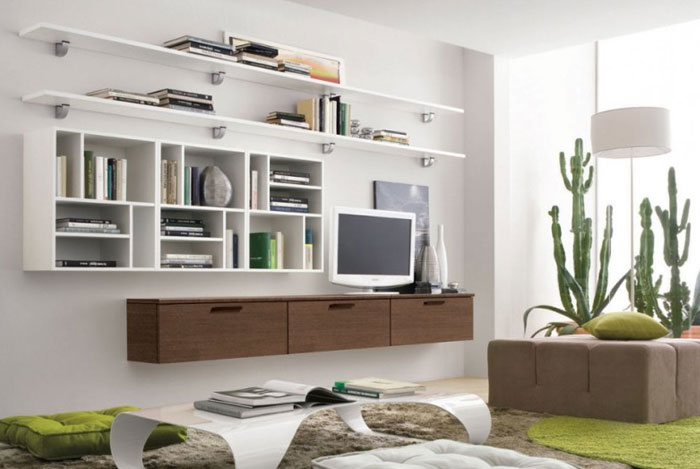 50+ Mẫu kệ tivi đẹp, thiết kế sang trọng độc đáo, nhiều người lựa chọn nhất 2021 20 Kệ tivi kết hợp tủ sách sang trọng