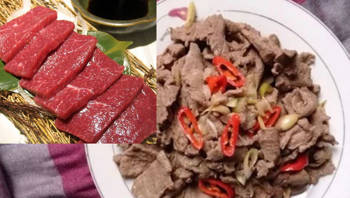 Cách làm món thịt ngựa xào lăn