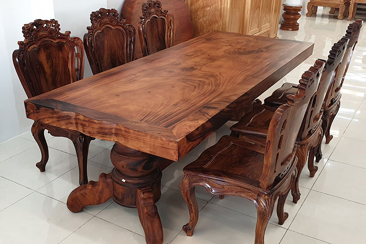 20+ Mẫu bàn ghế gỗ cẩm lai đẹp nhất 15 Bộ bàn ghế gỗ Cẩm Lai nguyên khối