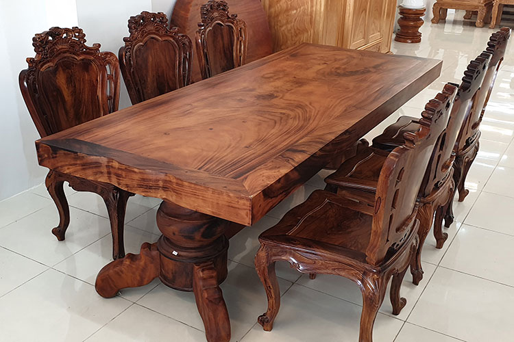20+ Mẫu bàn ghế gỗ cẩm lai đẹp nhất 13 Bộ bàn ghế gỗ Cẩm Lai nguyên khối