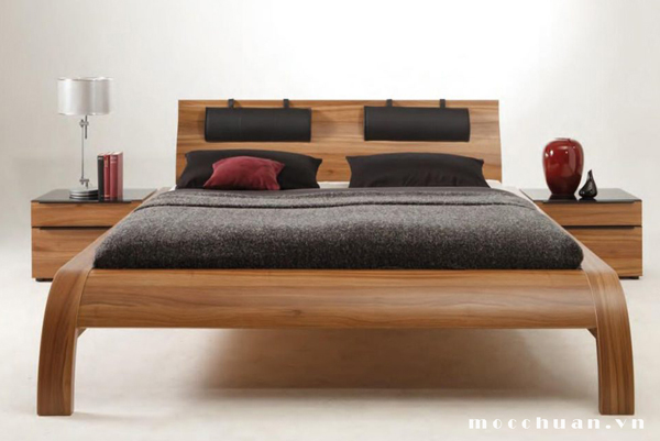 Top 12 mẫu giường gỗ đẹp nhất 2021 11 Giường gỗ óc chó có độ bền cực kỳ cao