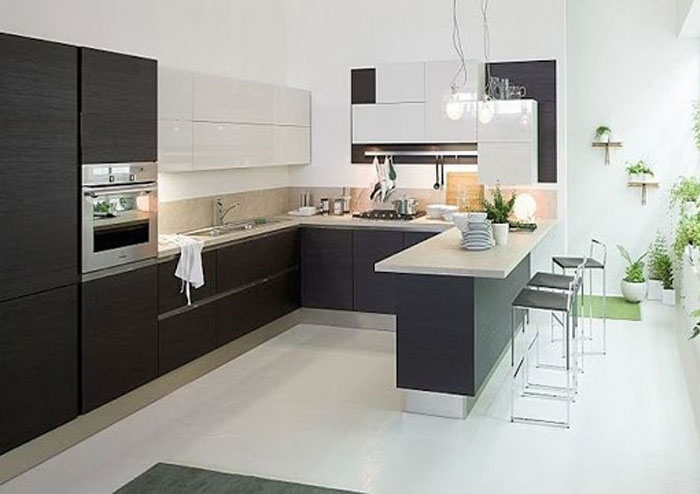 Mẫu kệ tủ bếp đẹp nhất, sang trọng nhất 2021 10 Mẫu kệ tủ bếp đẹp dành cho không gian nhỏ