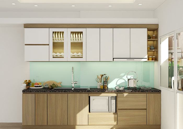 Mẫu kệ tủ bếp đẹp nhất, sang trọng nhất 2021 9 Mẫu kệ tủ bếp thiết kế theo phong cách hiện đại