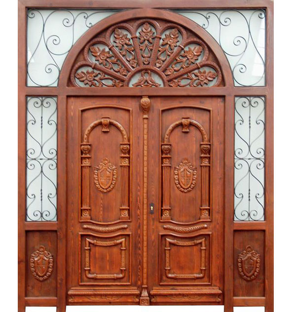 Mẫu cửa 2 cánh thiết kế theo phong cách cổ điển 
