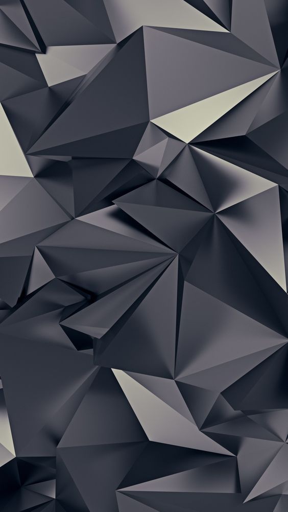 Hình nền 3D đen hình khối siêu ngầu siêu đẹp