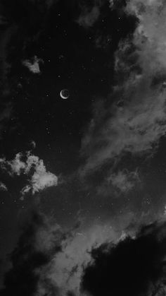 Hình nền đen xì xì về bầu trời đêm cực ngầu