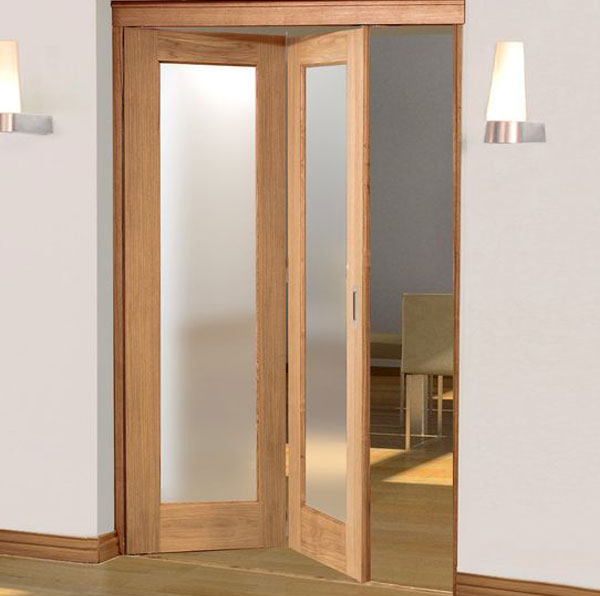 Top 30 Mẫu cửa gỗ kính đẹp nhất 2021 16 Mẫu cửa gỗ kính 2 cánh đẹp và đơn giản
