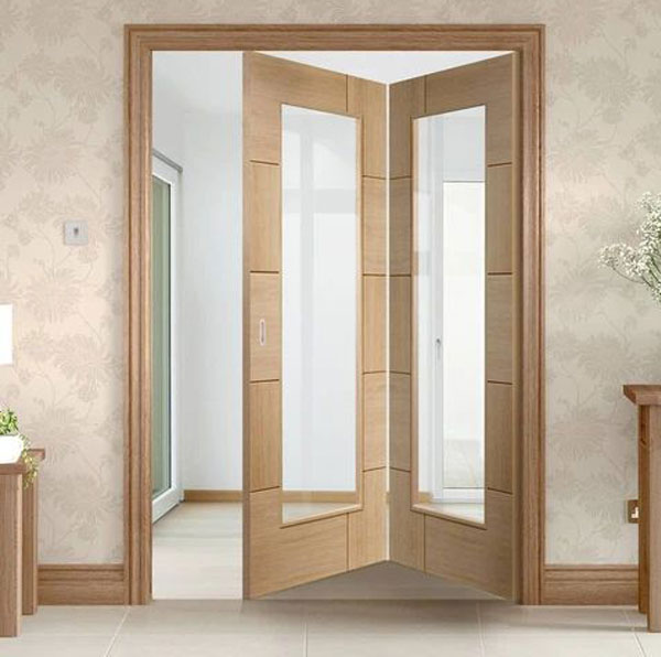 Top 30 Mẫu cửa gỗ kính đẹp nhất 2021 11 Mẫu cửa gỗ kính 2 cánh hiện đại