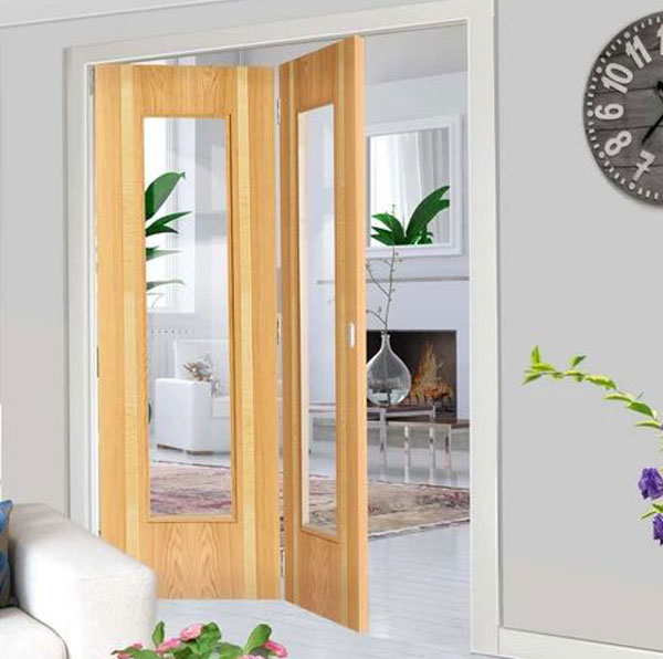 Top 30 Mẫu cửa gỗ kính đẹp nhất 2021 14 Mẫu cửa gỗ kính 2 cánh đẹp và đơn giản
