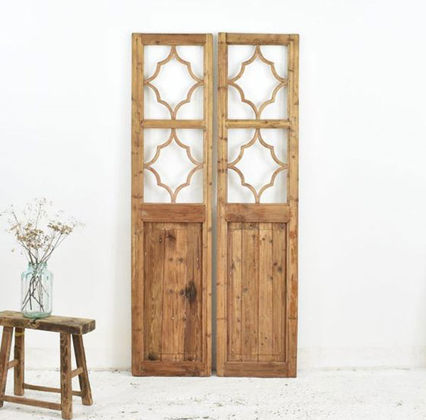 Top 30 Mẫu cửa gỗ kính đẹp nhất 2021 6 Mẫu cửa gỗ kính 2 cánh