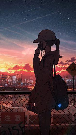 Hình hình họa Anime đơn độc đẹp