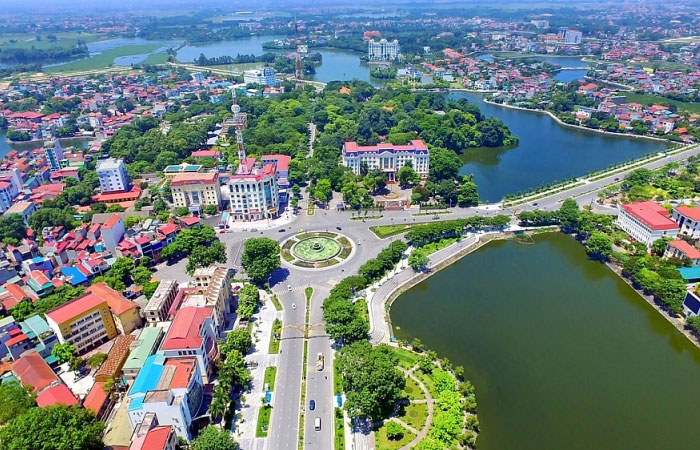 Vĩnh Phúc - Diện tích: 1.238,6 km2