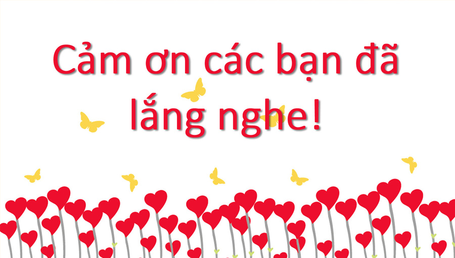 Bộ hình nền powerpoint slide thank you đẹp chân thành nhất hình ảnh thank  you for listening đẹp