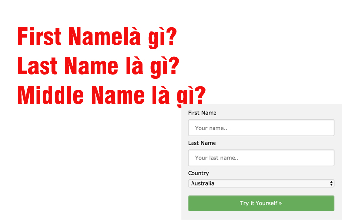 Middle Name Là Gì Cách Điền Middle Name Chính Xác 1501