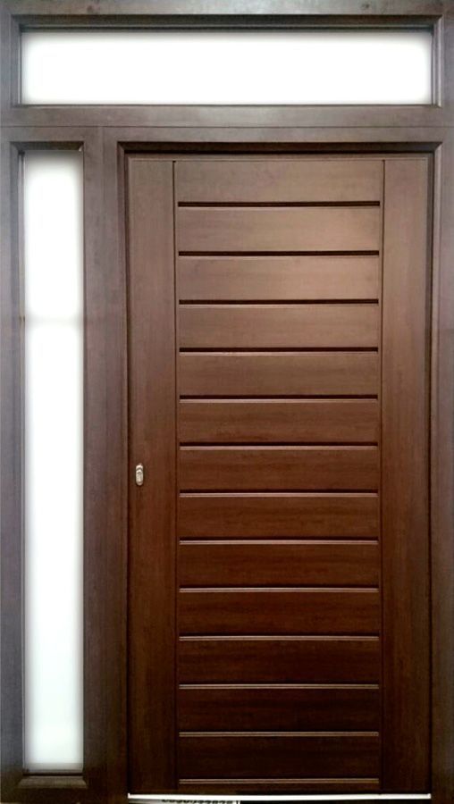 Mẫu cửa gỗ tự nhiên 1 cánh dành cho phòng ngủ