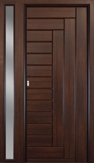 Mẫu cửa gỗ tự nhiên 1 cánh đẹp