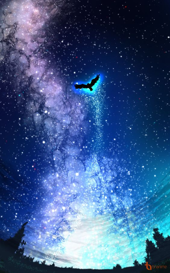 Sưu Tầm 100 ảnh bầu trời đêm 3D anime đẹp nhất tải về làm hình nền