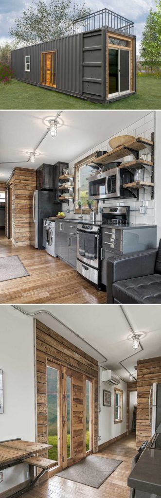 Mẫu nhà lắp ghép được làm từ container đẹp và ấn tượng 