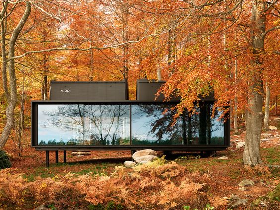 Mẫu nhà tiền chế thiết kế theo phong cách độc lạ, nhìn rất ấn tượng