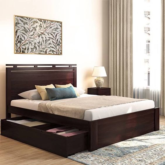 Mẫu giường gỗ cao cấp