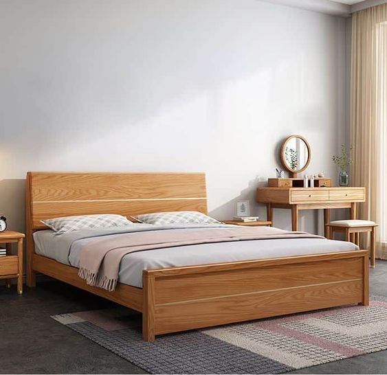 [TOP 100+] Mẫu giường gỗ đẹp tự nhiên hiện đại chất lượng nhất 95