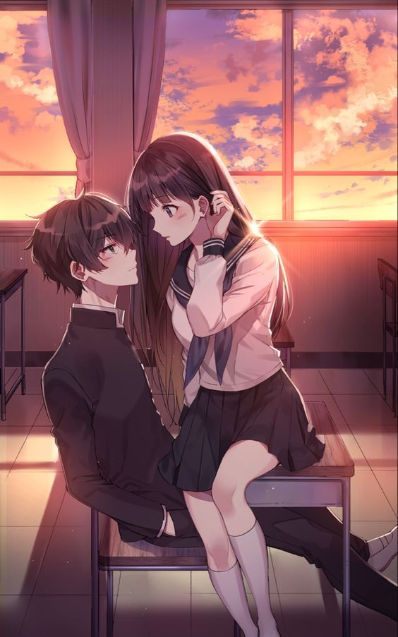 anime cặp đôi kiss