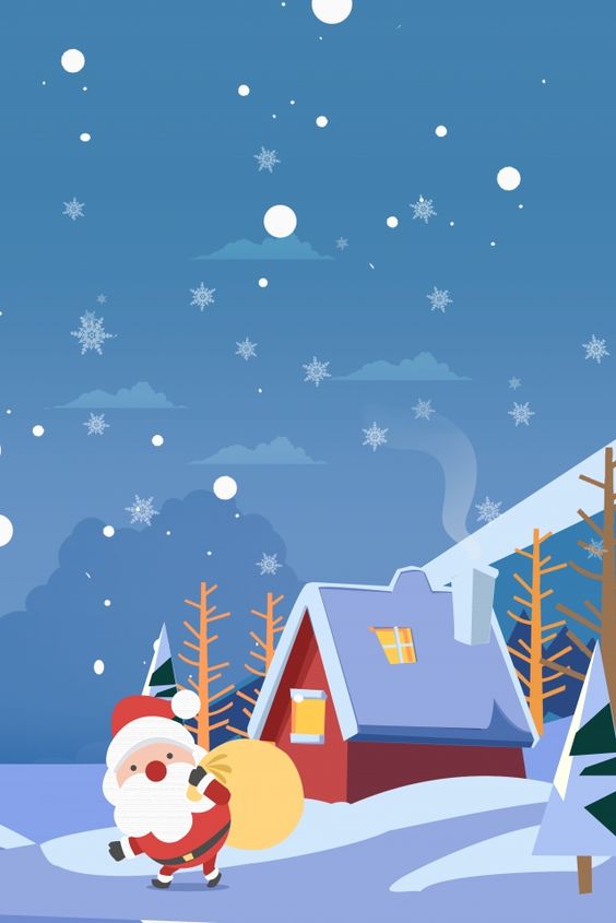Hình nền Giáng Sinh đẹp cute 4K dành cho iPhone Android