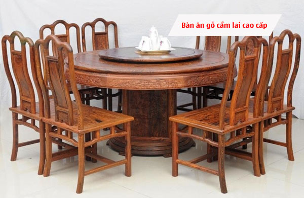 [TOP 15+] Mẫu bộ bàn ăn gỗ Cẩm Lai đẹp và chất lượng nhất hiện nay 14