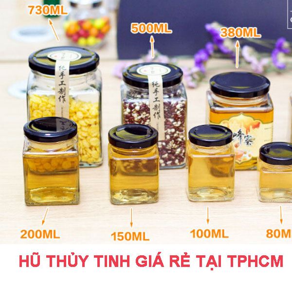 Công ty bán hũ thủy tinh giá rẻ, uy tín tại TPHCM