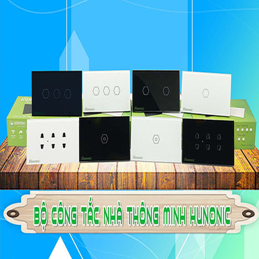 Top 5 thương hiệu công tắc thông minh được ưa chuộng nhất 2022 1 Hunonic mang đến cho người tiêu dùng vô số các sản phẩm thông minh