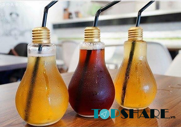 Top 12+ Mẫu chai thuỷ tinh 300ml đẹp, chất lượng, giá tốt 2022 10 Chai thủy tinh 300ml hình bóng đèn