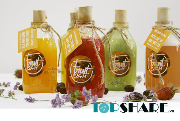 Top 15+ Mẫu chai thuỷ tinh 250ml đẹp, chất lượng, giá tốt nhất 2022 3 Chai thuỷ tinh 250ml đựng nước ép nút bần