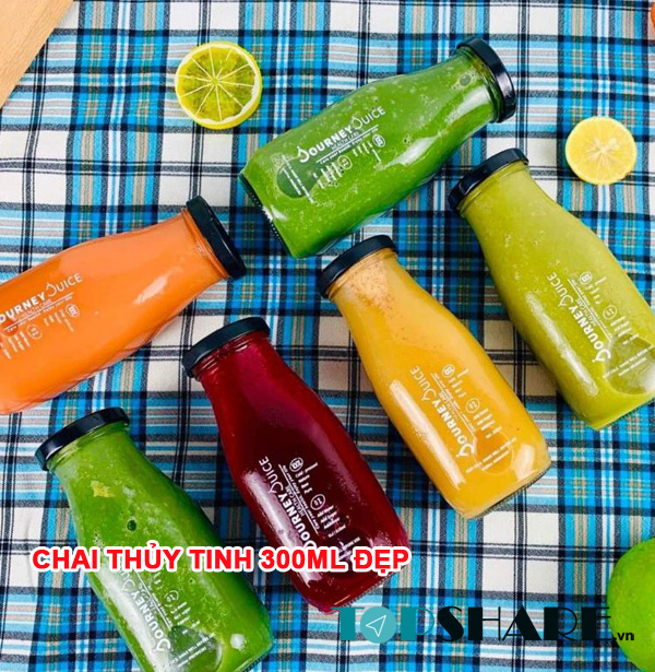 Top 12+ Mẫu chai thuỷ tinh 300ml đẹp, chất lượng, giá tốt 2022 1 Mẫu chai thuỷ tinh 300ml đẹp