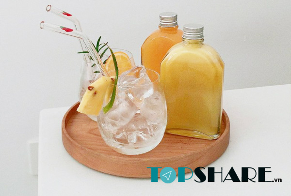 Top 15+ Mẫu chai thuỷ tinh 250ml đẹp, chất lượng, giá tốt nhất 2022 4 Chai thuỷ tinh 250ml dáng dẹt nắp vặn nhôm